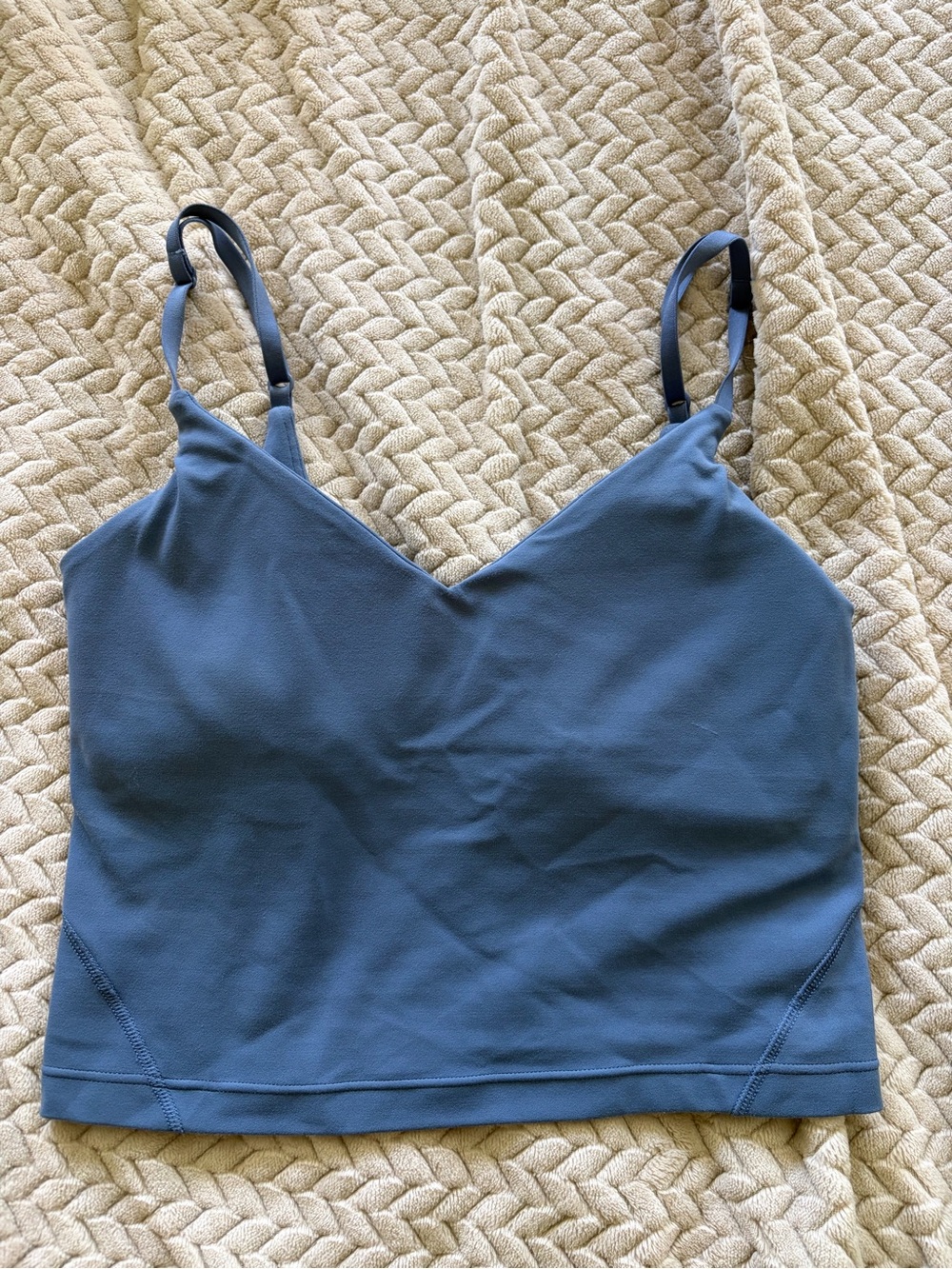 lululemon athletica Blue Spaghetti-Strap Tank